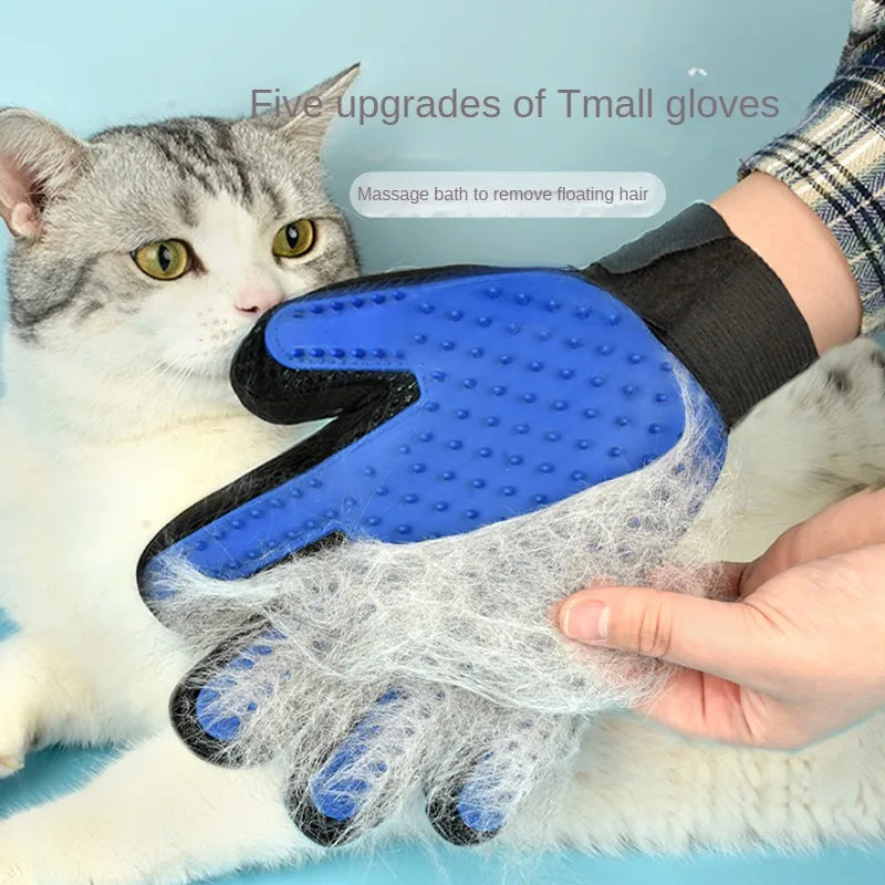 Nova luvas de silicone para remoção de pelos para cães e gatos