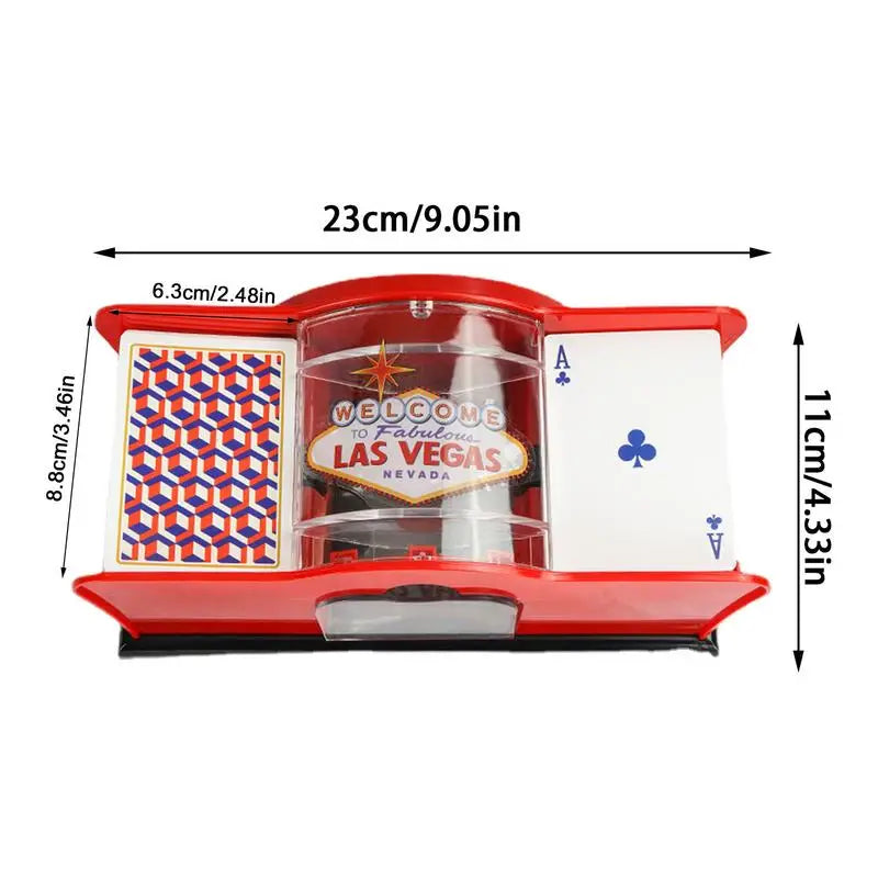 Máquina de embaralhamento de pôquer para cartas 2 baralhos